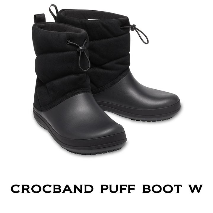 crocs crocband puff boot
