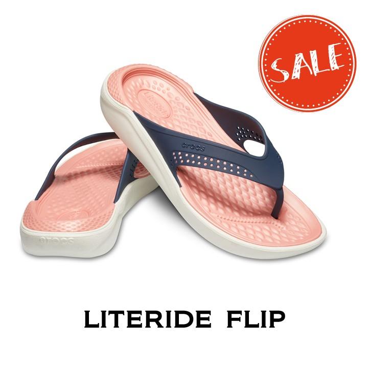 crocs literide flips