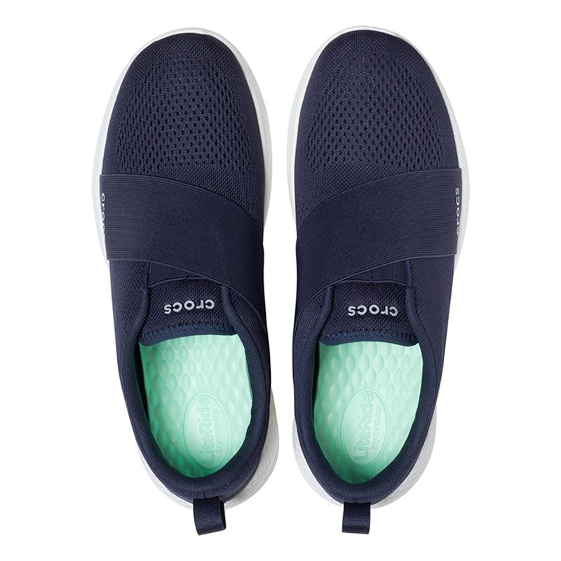 クロックス メンズ S Literide Modform Slipon ライトライドモドフォーム スリッポン メン ネイビーxホワイト Literide Modeform So Crocs正規販売代理店 Fam 通販 Yahoo ショッピング