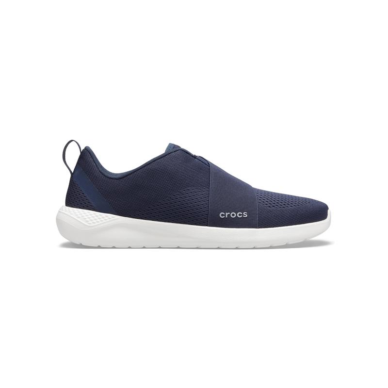 クロックス メンズ S Literide Modform Slipon ライトライドモドフォーム スリッポン メン ネイビーxホワイト Literide Modeform So Crocs正規販売代理店 Fam 通販 Yahoo ショッピング