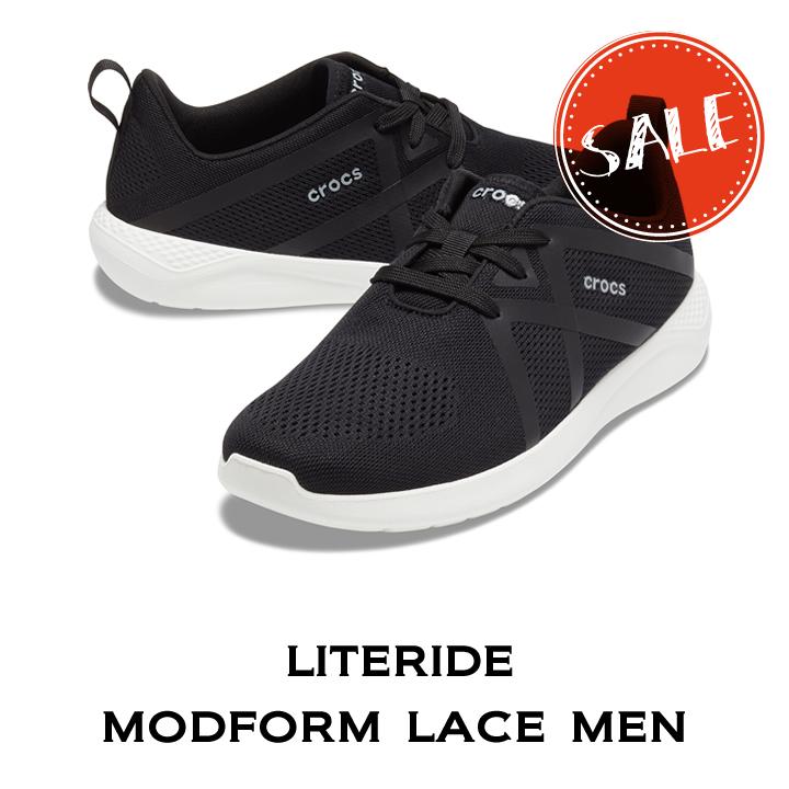 クロックス メンズ S Literide Modform Lace Men ライトライド モドフォーム レース メン ブラックxホワイト Literide Modform Lace Men Bk Crocs正規販売代理店 Fam 通販 Yahoo ショッピング