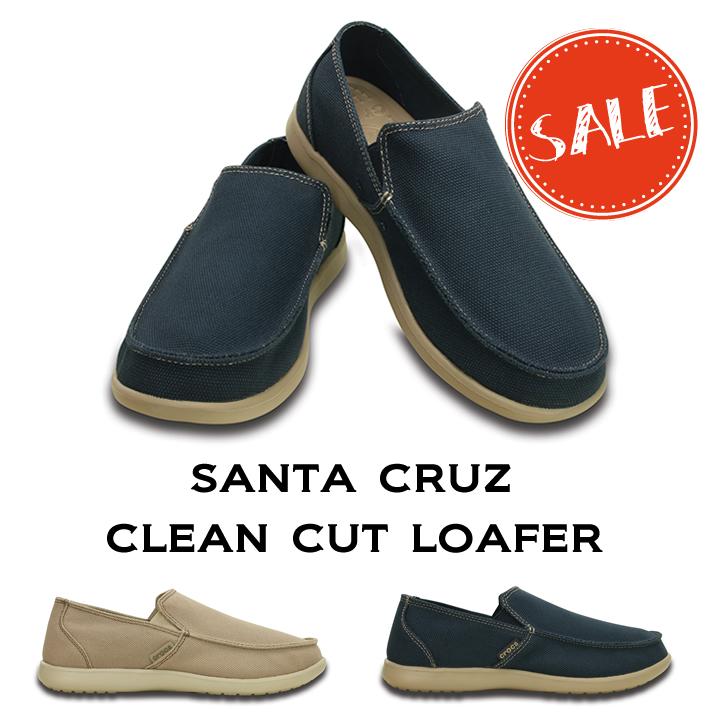 crocs santa cruz clean cut loafer