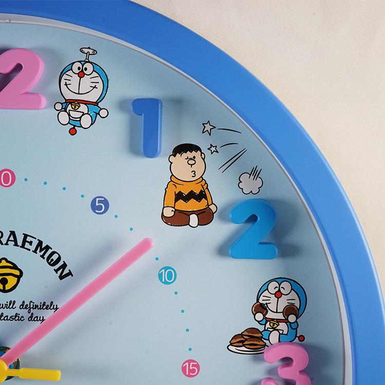 ドラえもん 時計 ウォールクロック 壁掛け時計 掛け時計 とけい 14 80 Do005 Fan Fare 通販 Yahoo ショッピング