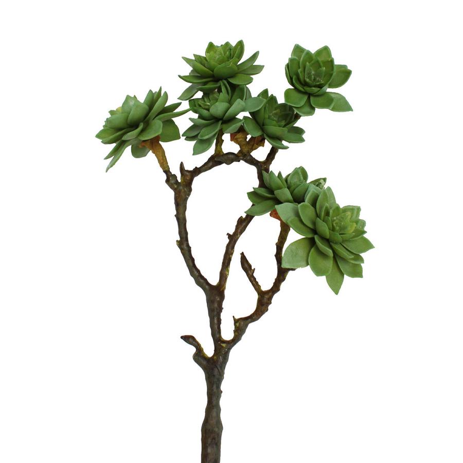 フェイクグリーン サッカレンテン 多肉植物 造花 1セット（6点） 7588270