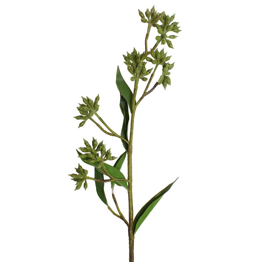 フェイクグリーン ユーカリの実 グリーン 造花 1セット（6点）7594922