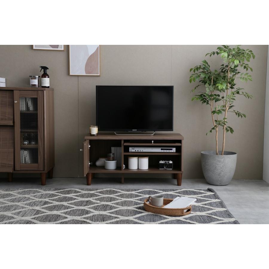超激安特価 新品 本土送料無料 ガラス扉付きテレビ台 幅90cm