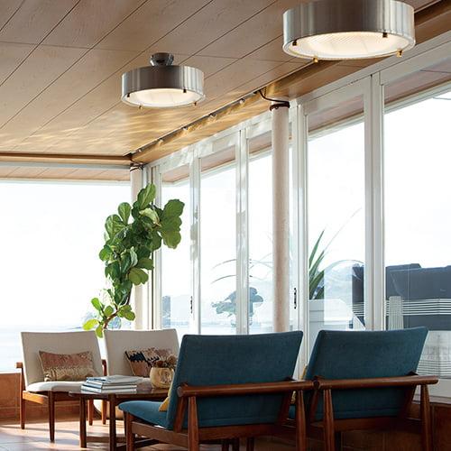 HERMOSA（ハモサ） [簡易取付 電球色] シルバー | NEIL CEILING LAMP