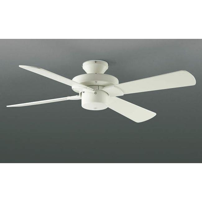 長期保証 薄型 コイズミ ホワイト シーリングファン KBF-001 