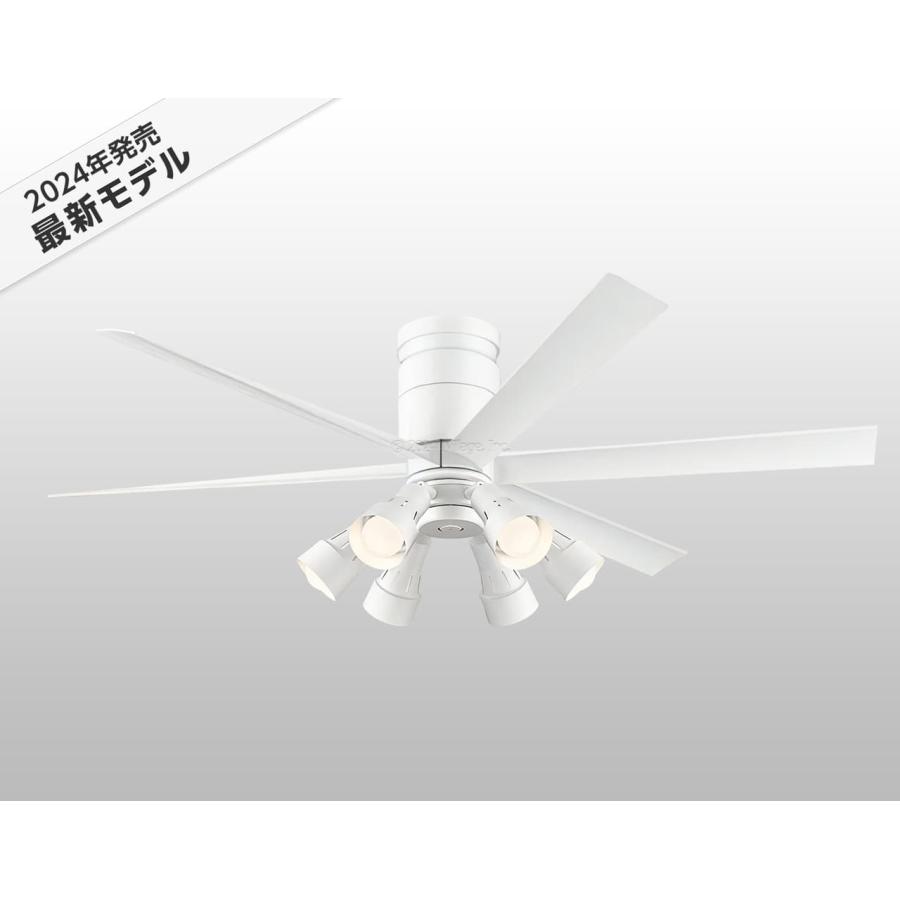 即日発送 長期保証 高演色LED [R15] 軽量 LED 6灯 明るさ8畳 調光・光色切替 DCモーター 大風量 オーデリック ホワイト ...