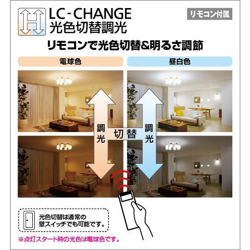 長期保証 高演色LED [R15] LED 5灯 明るさ8畳 調光・光色切替 DCモーター 大風量 吹き抜け 傾斜天井 オーデリック ホワイト シーリングファン ライト OLB-304_8
