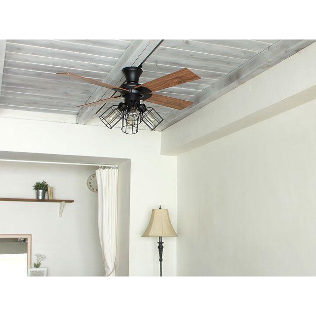 JAVALO ELF VINTAGE シーリングファン 長期保証 JAVALO ELF VINTAGE（ヴィンテージ）Collection JE-CF001V-BK