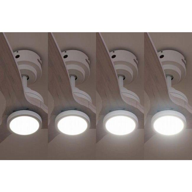 長期保証 JAVALO ELF DCモーター REAL wood blades JE-CF044BK LED 1灯 調光 DCモーター 傾斜天井 ライフオンプロダクツ シーリングファン ライト WCE-037_6