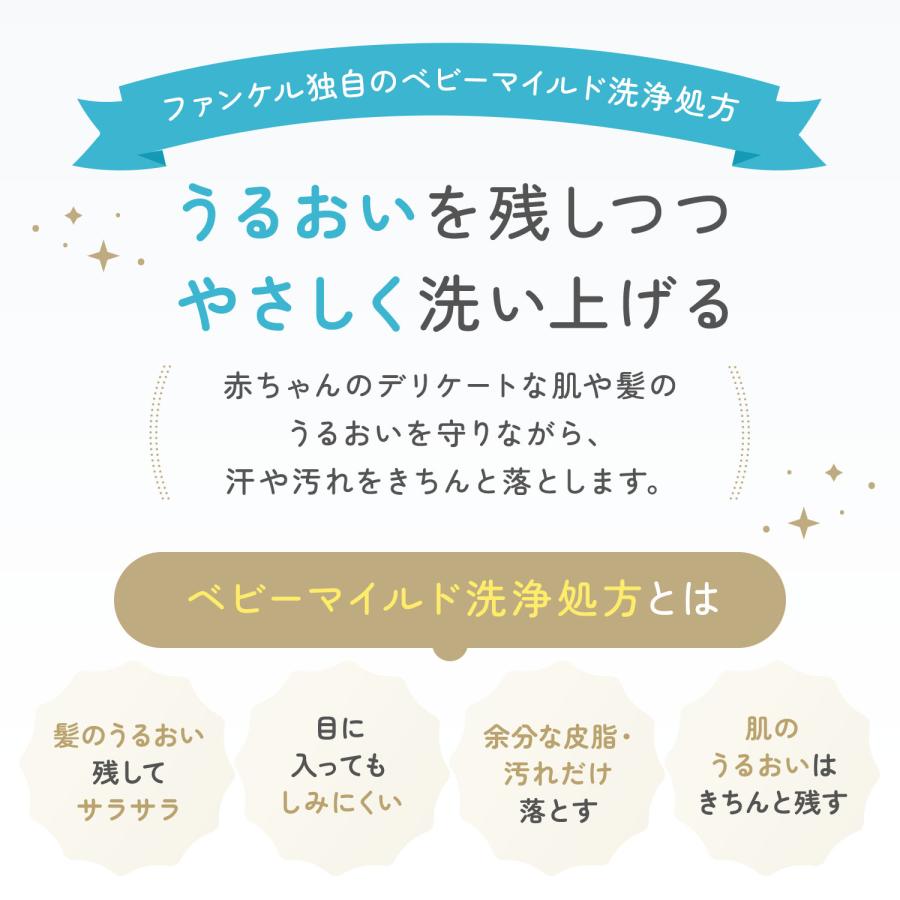 ベビー全身泡ウォッシュ ベビーソープ ベビーシャンプー 赤ちゃん シャンプー ベビー ボディーソープ 子供 無添加 新生児 出産祝い ファンケル FANCL 公式 |  | 13