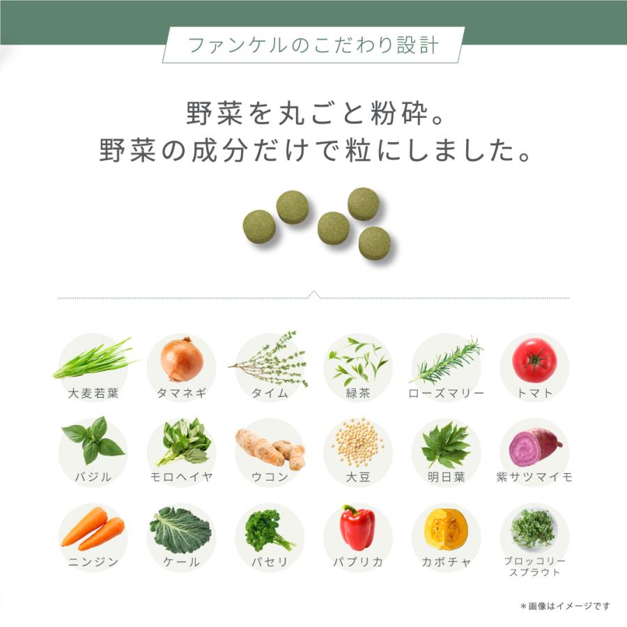 満点野菜 30日分 サプリ サプリメント 野菜サプリ 野菜 健康食品 野菜不足 美容 緑黄色野菜 大麦若葉 栄養サプリ ファンケル FANCL 公式