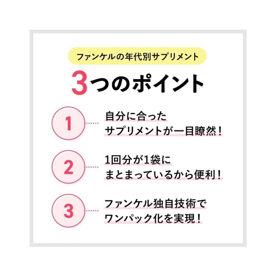 30代からのサプリメント 女性用 栄養機能食品 15〜30日分 サプリメント サプリ 女性 健康サプリ　ビタミン ミネラル 鉄 gaba coq10 ファンケル FANCL 公式 | FANCL | 05
