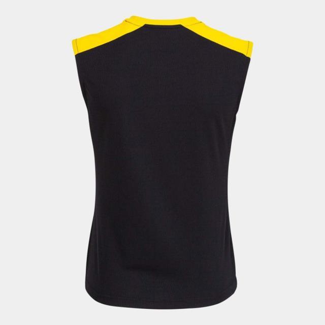 ホマ レディース Tシャツ ノースリーブTシャツ Eco Championship Recycled カラー:Black / Yellow｜fancygirl｜04