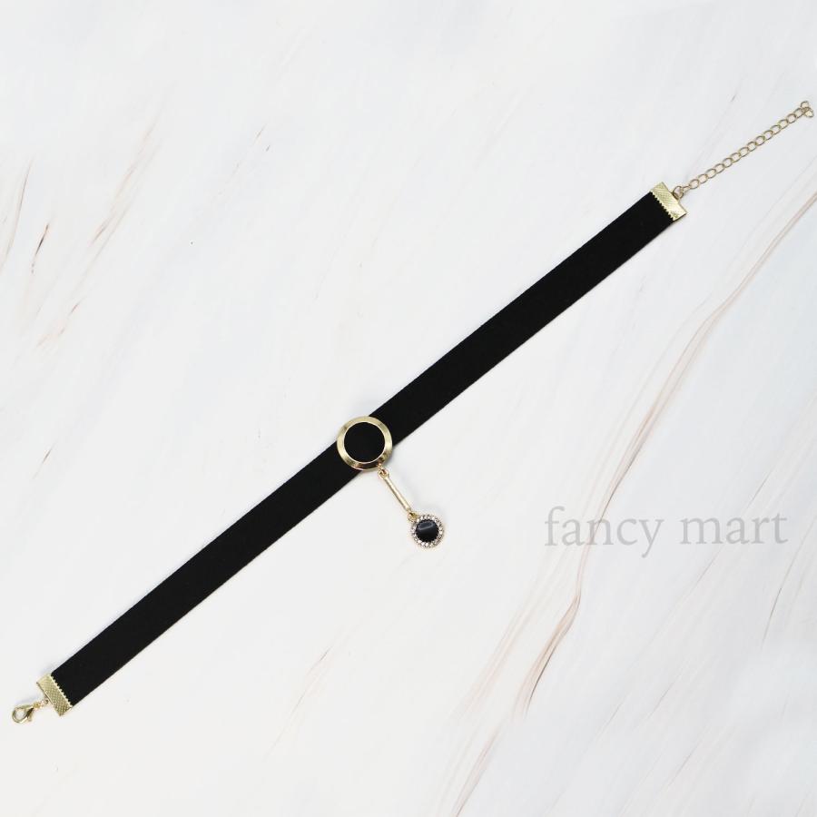 チョーカー レディース ゴールド 黒 首飾り 首元 飾る 韓国