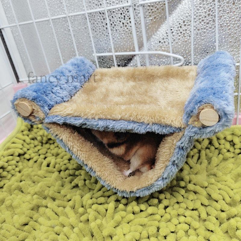 小動物 デグー ハムスター フクロモモンガ ハンモック 2層 小動物