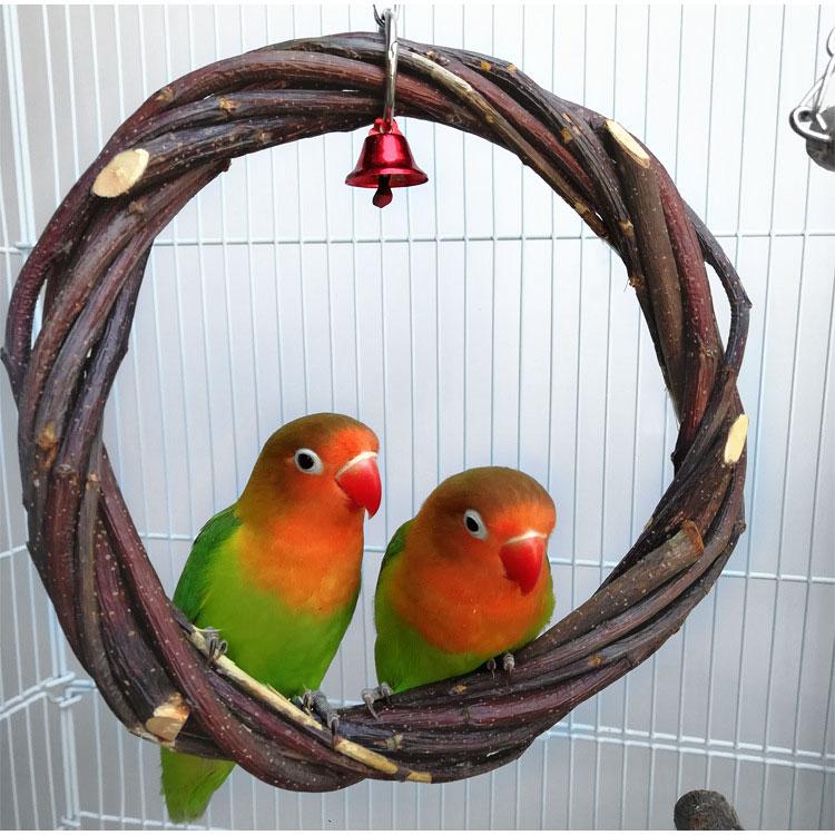 鳥 インコ 止まり木 丸型 サークル トイ 遊び場 天然木 セキセイ 鳥 インコ 止まり木 丸型 サークル トイ 遊び場 天然木 セキセイ