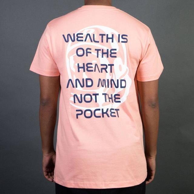 21新作モデル Men Club Boys Billionaire 服 メンズ ビリオネアボーイズクラブ 服 Club Boys Billionaire Almond Coral Pink Tee Wealth トップス