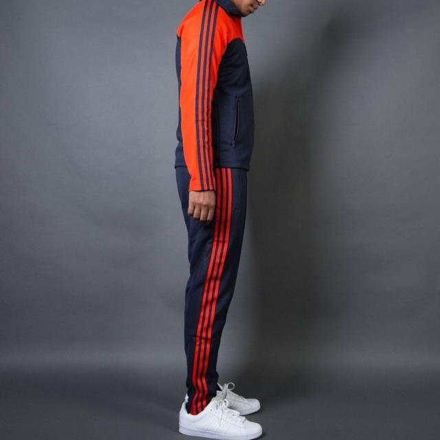 予約販売品 アディダス メンズ 服 Adidas Men Originals Og Tracksuit Navy Legend Ink Bold Orange 最新モデルが入荷 Www Castillodeltiticaca Com