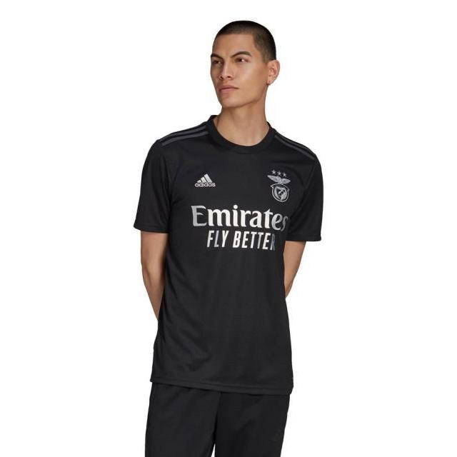 史上最も激安 Aeroready Away Lisboa Benfica Tシャツ メンズ アディダス Tシャツ Shop Adidas Jersey Metallic Silver Black Wear Club Tシャツ カットソー