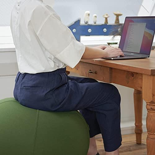 MAROOMS マルームズ バランスボール チェア 体幹 骨盤 腰痛 ヨガ ストレッチ バランスボール 椅子 スモーキーブラック バランスボール MAROOMS マルームズ チェア 体幹 骨盤 腰痛 ヨガ ストレッチ 椅子 スモーキーブラック cm