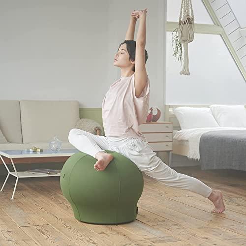 MAROOMS マルームズ バランスボール チェア 体幹 骨盤 腰痛 ヨガ ストレッチ バランスボール 椅子 スモーキーブラック バランスボール MAROOMS マルームズ チェア 体幹 骨盤 腰痛 ヨガ ストレッチ 椅子 スモーキーブラック cm