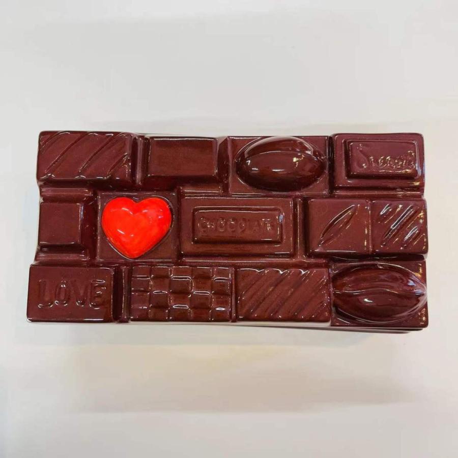 バレンタイン チョコレート 容器 陶器 お菓子 手作り 食器 プレゼント 10個入 陶器製 キッチン 雑貨 ギフト おしゃれ 可愛い ハート Love Chocolate 食品保存容器 Www Gvcal Com