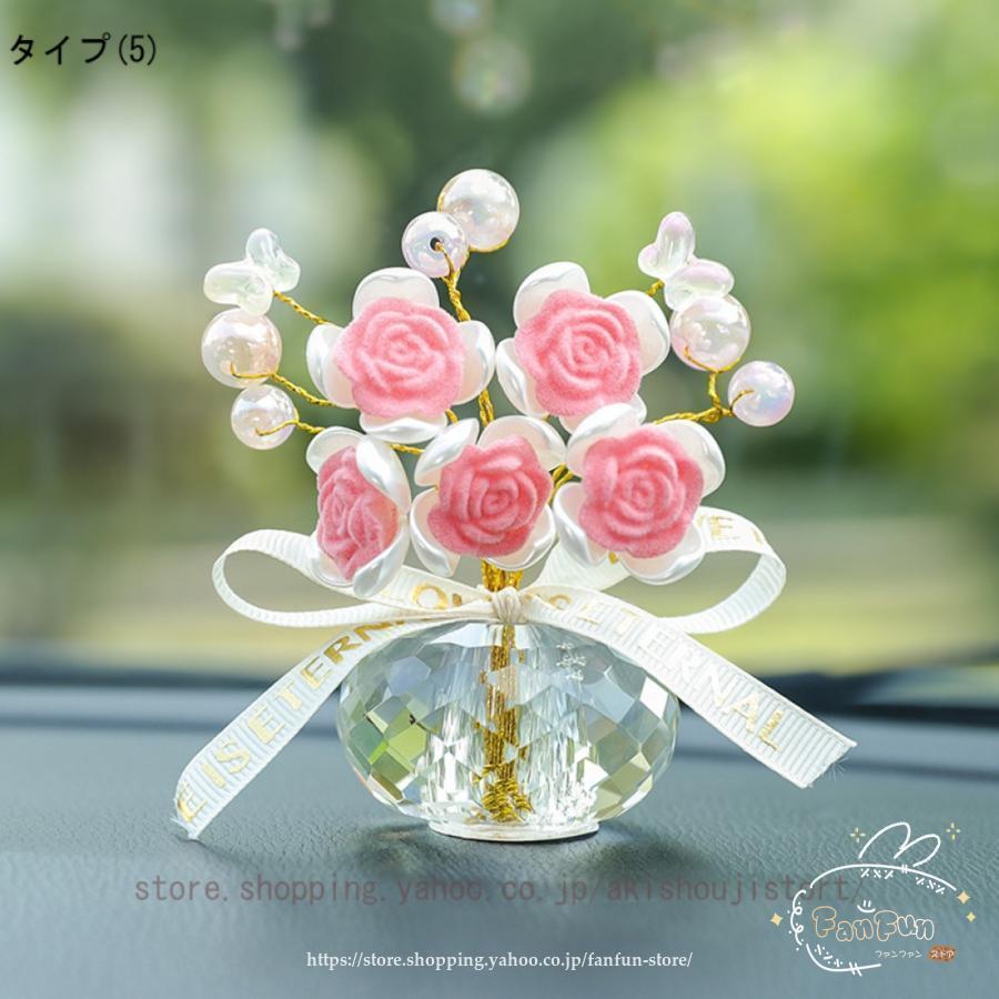 クリスタル フラワー置物 水晶花 オブジェ 枯れない花 造花 薔薇 クリスタル フラワー置物 水晶花 オブジェ 枯れない花 造花 薔薇