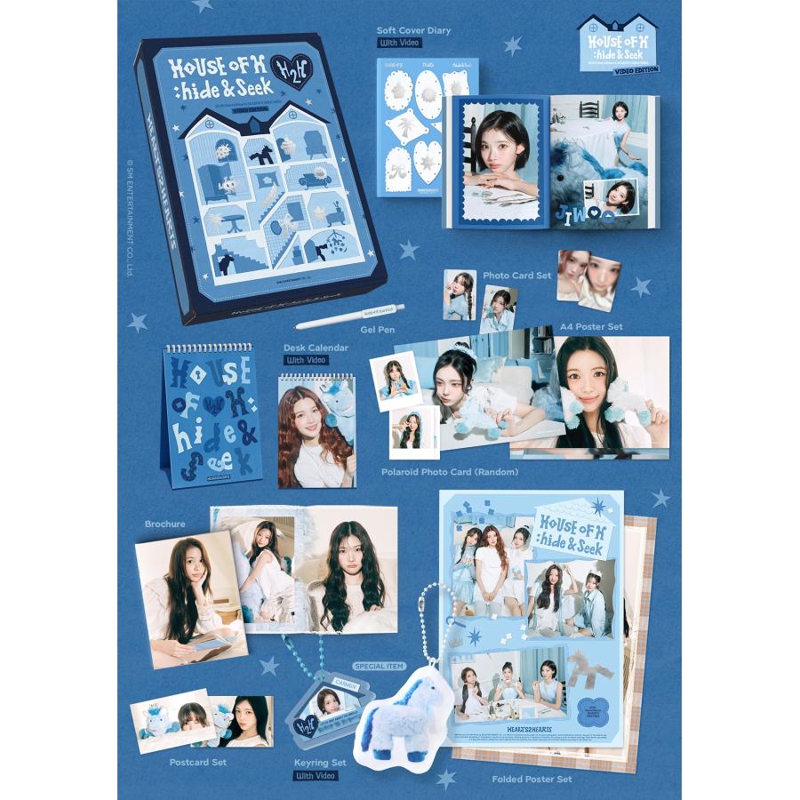 【新品未開封】Hearts2Hearts 2026 シーグリ Hearts2Hearts - 2026 SEASON'S GREETINGS HOUSE OF H:hide&seek