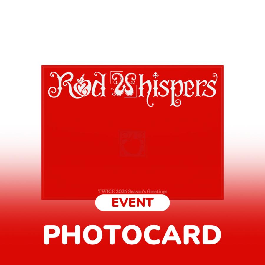 TWICE - 2026 SEASON'S GREETINGS [RED WHISPERS] / シーグリ