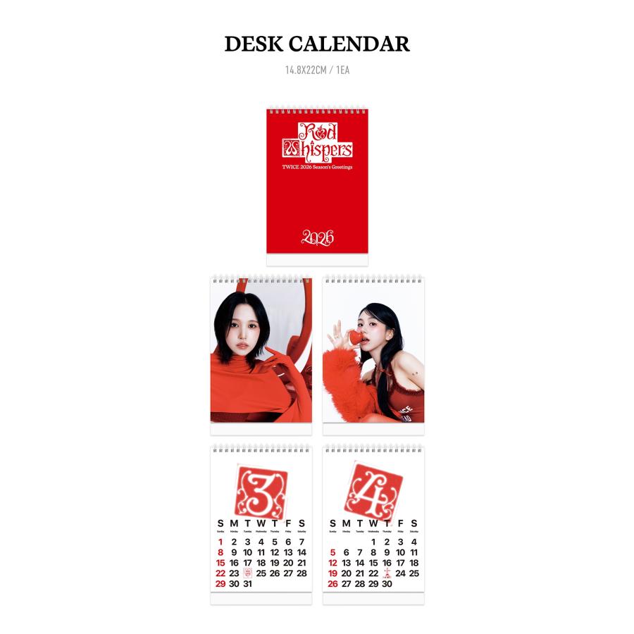 TWICE - 2026 SEASON'S GREETINGS [RED WHISPERS] / シーグリ