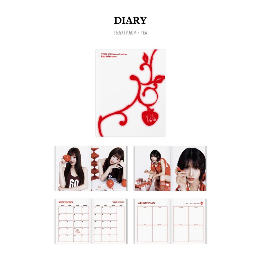 TWICE - 2026 SEASON'S GREETINGS [RED WHISPERS] / シーグリ