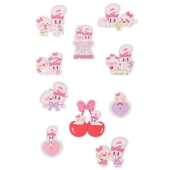 Kakao Friends 公式 アピーチ エスターバニー ステッカーset Apeach Esther Bunny Sticker Set Apxes Stickerset 韓流shop Fani 通販 Yahoo ショッピング