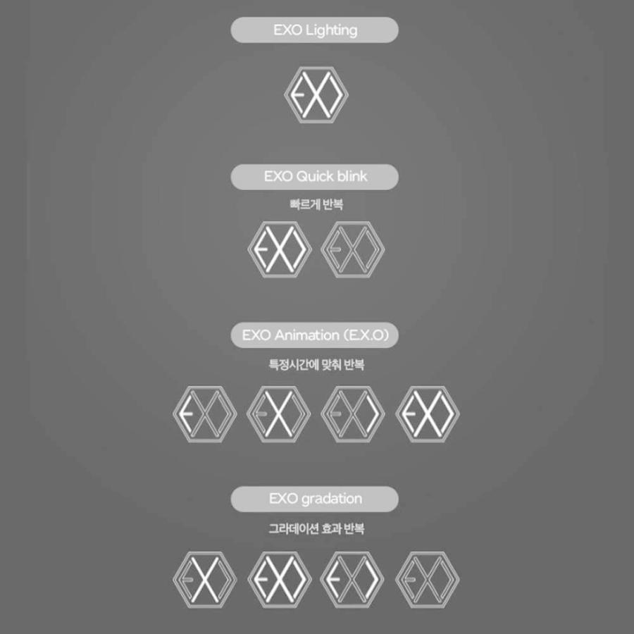 EXO ペンライト VER.3 ステッカー ベッキョントレカつき 特典トレカ付き! EXO 公式ペンライト ver.3 / official light