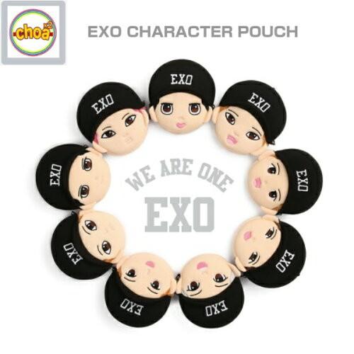 EXO CHARACTER POUCH メンバー別選択 フォトカード付き 公式グッズ exo