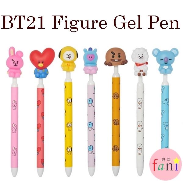 BT21 フィギュアジェルペン / メンバー7種選択別 Figure GEL PEN :figure-gelpen00:韓流shop fani