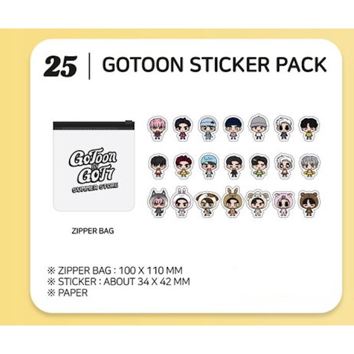 GOT7 -GoToon sticker pack /GoToon BY SUMMER STORE OFFICIAL GOODS 