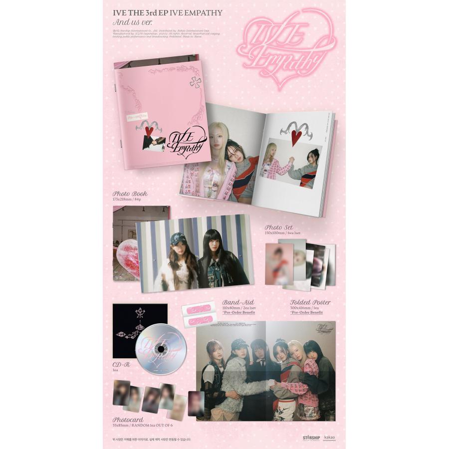 WITHMUU特典フォトカード付!! IVE - EMPATHY (Me / You And us WITHMUU特典フォトカード付!! IVE - EMPATHY (Me / You And us