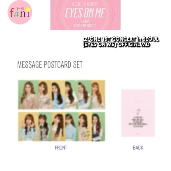 IZ*ONE EYES ON ME ポストカード　10種セット IZ*ONE MESSAGE POSTCARDSET [IZ*ONE 1ST CONCERT EYES ON ME