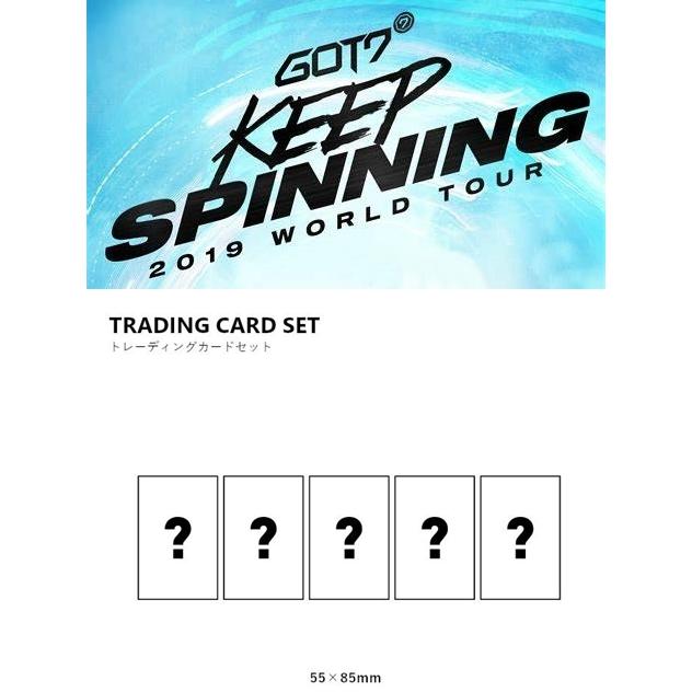GOT7 -TRADING CARD SET /2019 WORLD TOUR KEEP SPINNING ガッセ