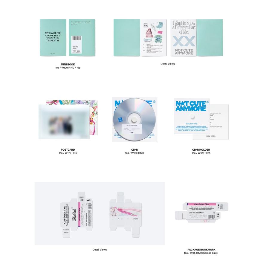 ILLIT - NOT CUTE ANYMORE (NOT ver. / MY NAME ver.) 1st SINGLE