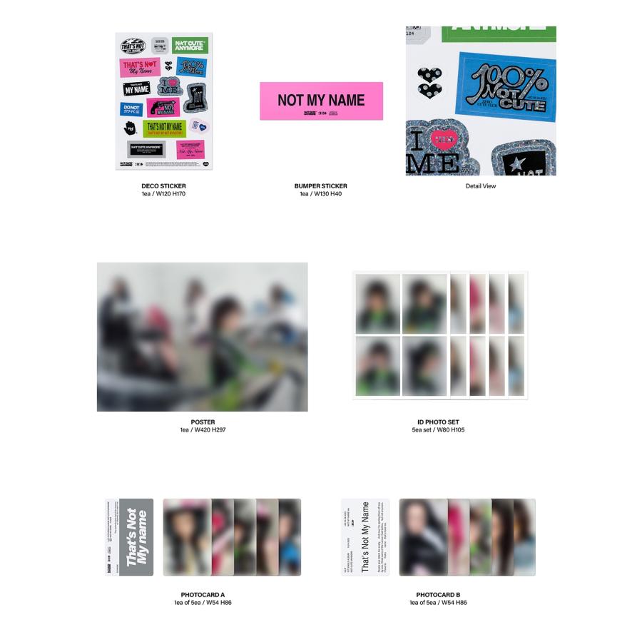 ILLIT - NOT CUTE ANYMORE (NOT ver. / MY NAME ver.) 1st SINGLE