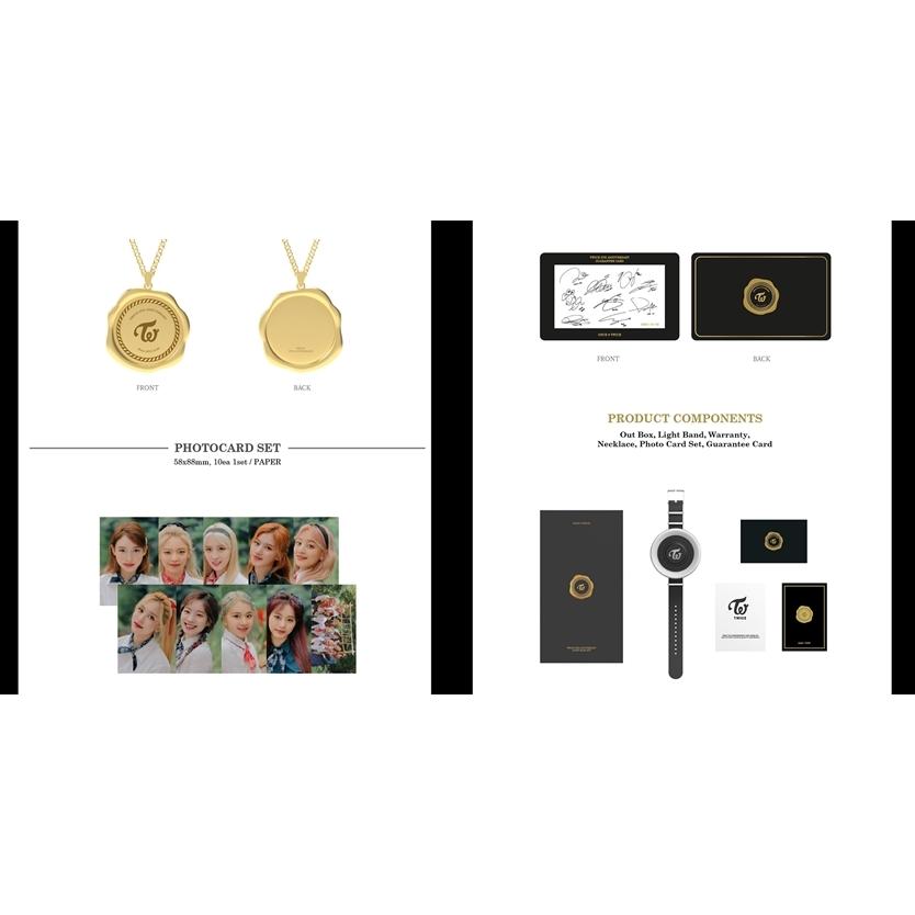 TWICE LIGHT BAND KIT & CUSTOM KIT【TWICE 5TH ANNIVERSARY TWICE LIGHT BAND KIT & CUSTOM KIT【TWICE 5TH ANNIVERSARY
