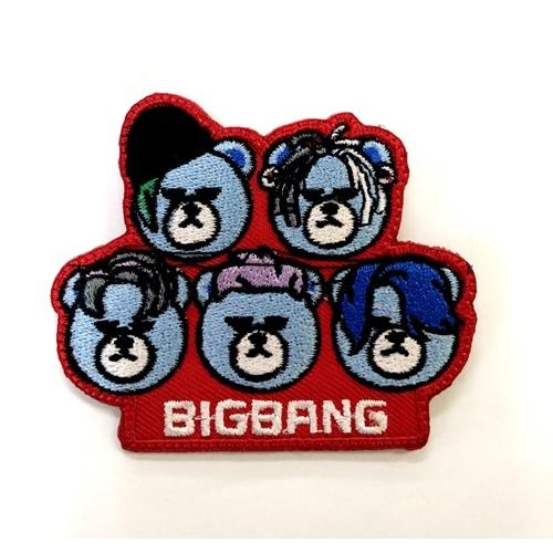 Bigbang ビッグバン キャラクター ワッペン レッド Character Wappen Red メール便可 Wappen red2 韓流shop Fani 通販 Yahoo ショッピング