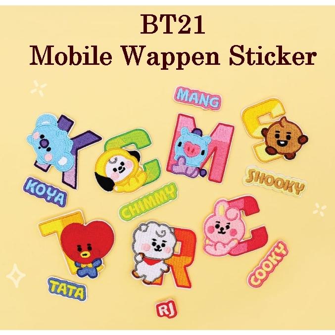 Bt21 モバイルワッペンステッカー メンバー7種選択別 Mobile Wappen Sticker Wappen Bts 韓流shop Fani 通販 Yahoo ショッピング