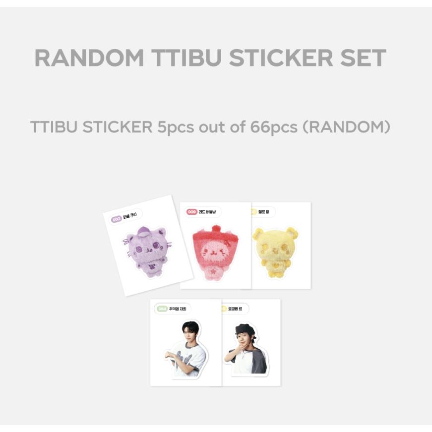 nct wish popup ランダムトイ　カプセル　ガチャ　ステッカー　シール NCT WISH -RANDOM TTIBU STICKER SET / 2025 POP UP [FIND YOUR COLOR