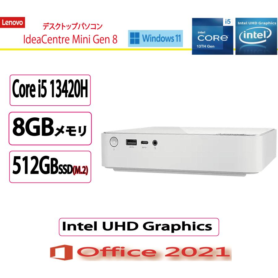 Lenovo（レノボ） デスクトップパソコン Lenovo IdeaCentre Mini Gen 8