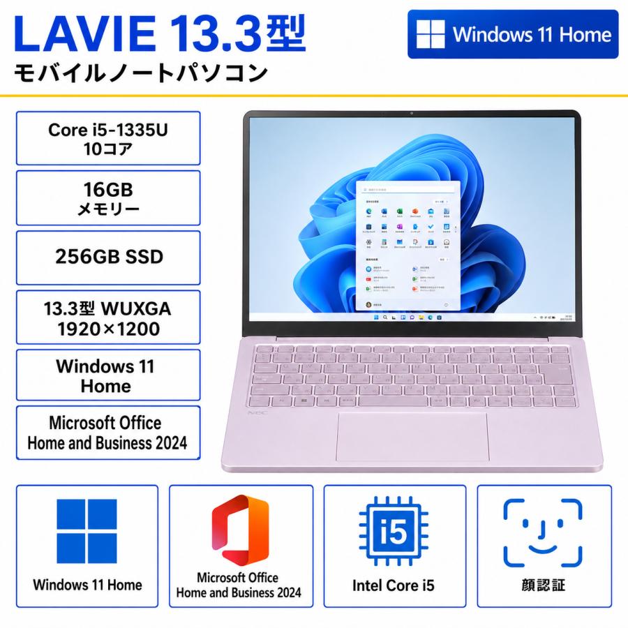 LaVie 【展示品】NEC(日本電気) ノートパソコンNEC LAVIE SOL【13.3型 